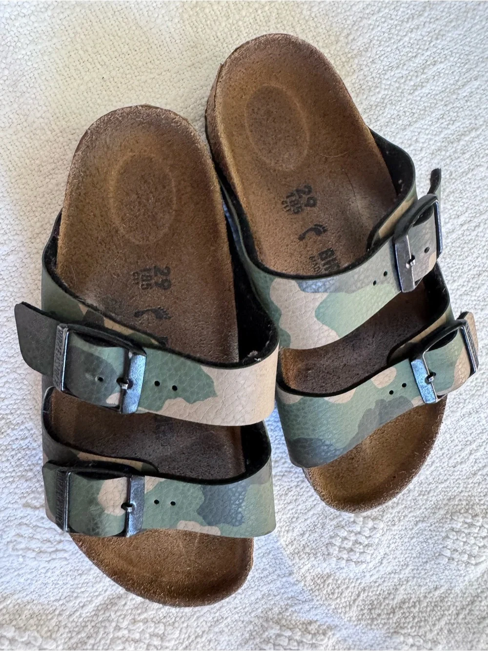 New w/o Box Birkenstock Arizona Kids Desert Soil Khaki (1017374) Narrow